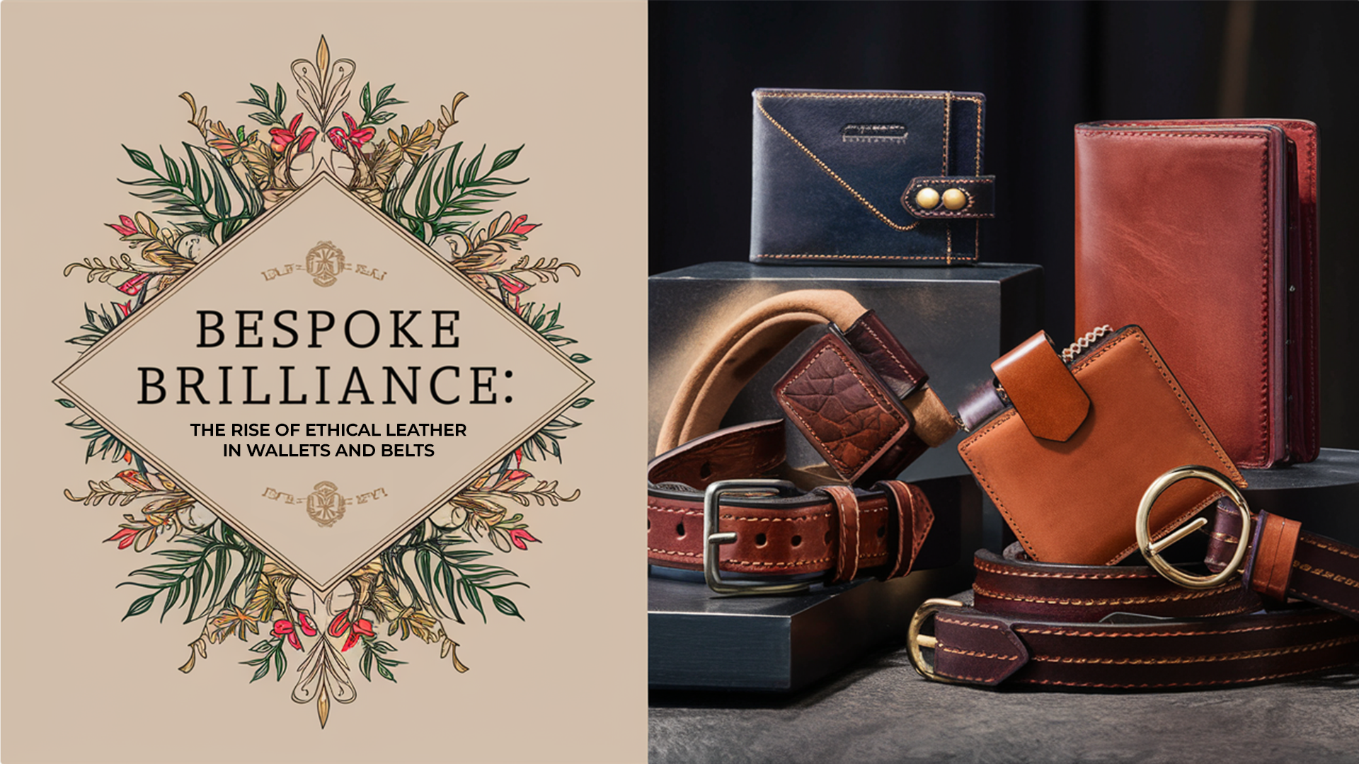 Bespoke Brilliance: The Rise of Ethical Leather in Wallets and Belts👛