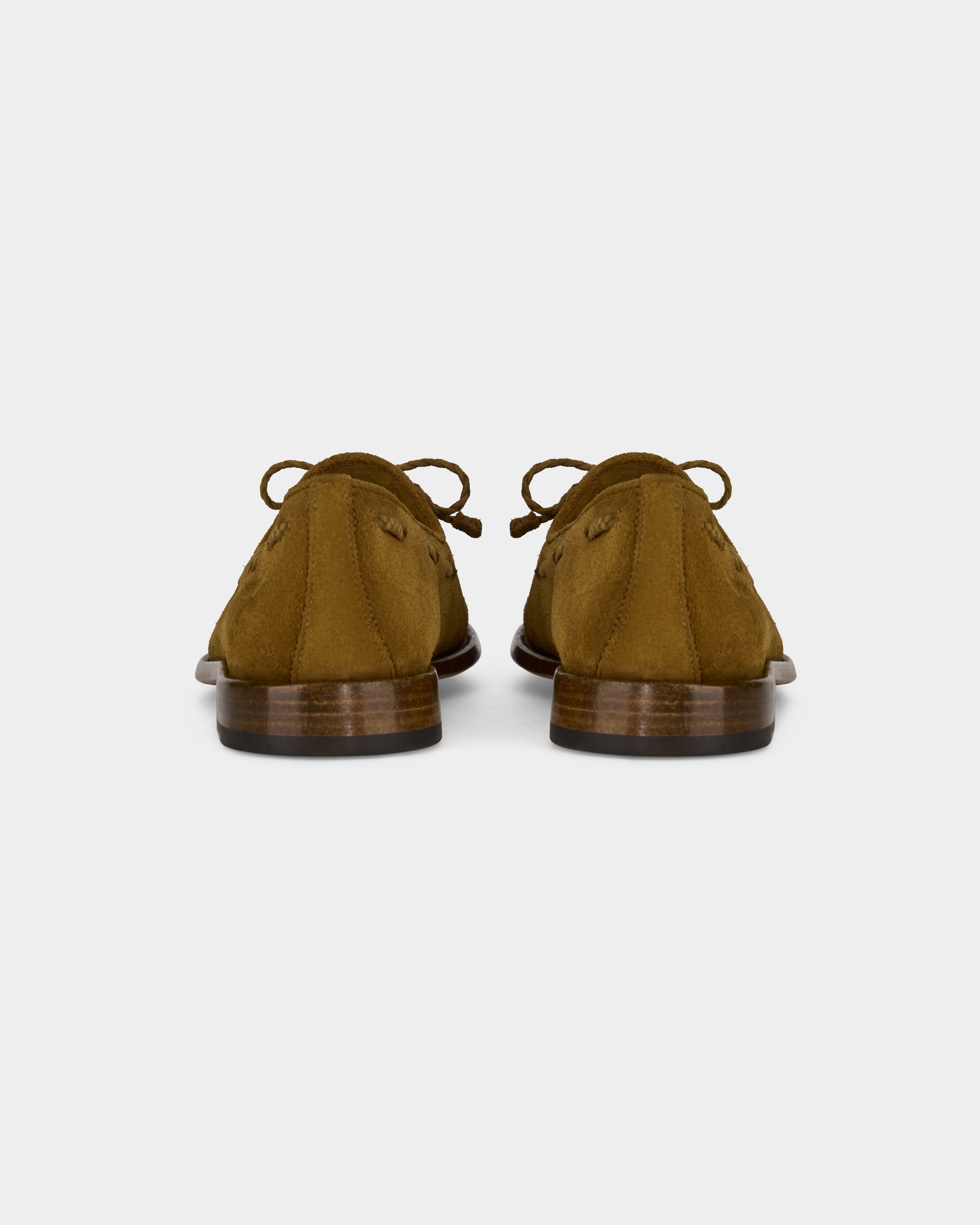 Aristo | Belgian Tassel Loafer – Luxe Beige Washed Suede with Leather Sole & Double Cushioning