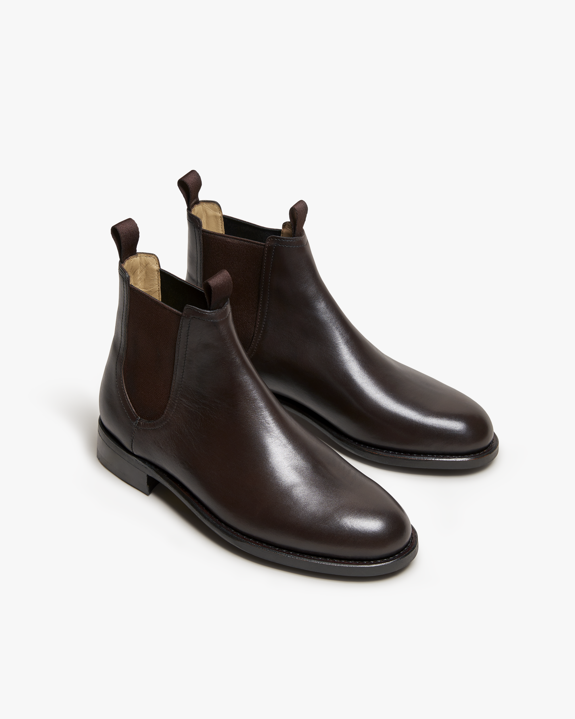 Carl Chelsea Boot – Dark Brown Smooth leather with Commando Rubber Sole