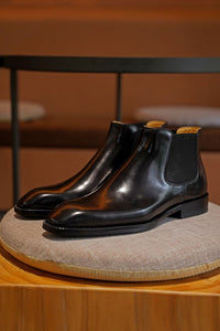 Premium Wholecut Chelsea Boots | Handcrafted Men's Formal Wedding Footwear