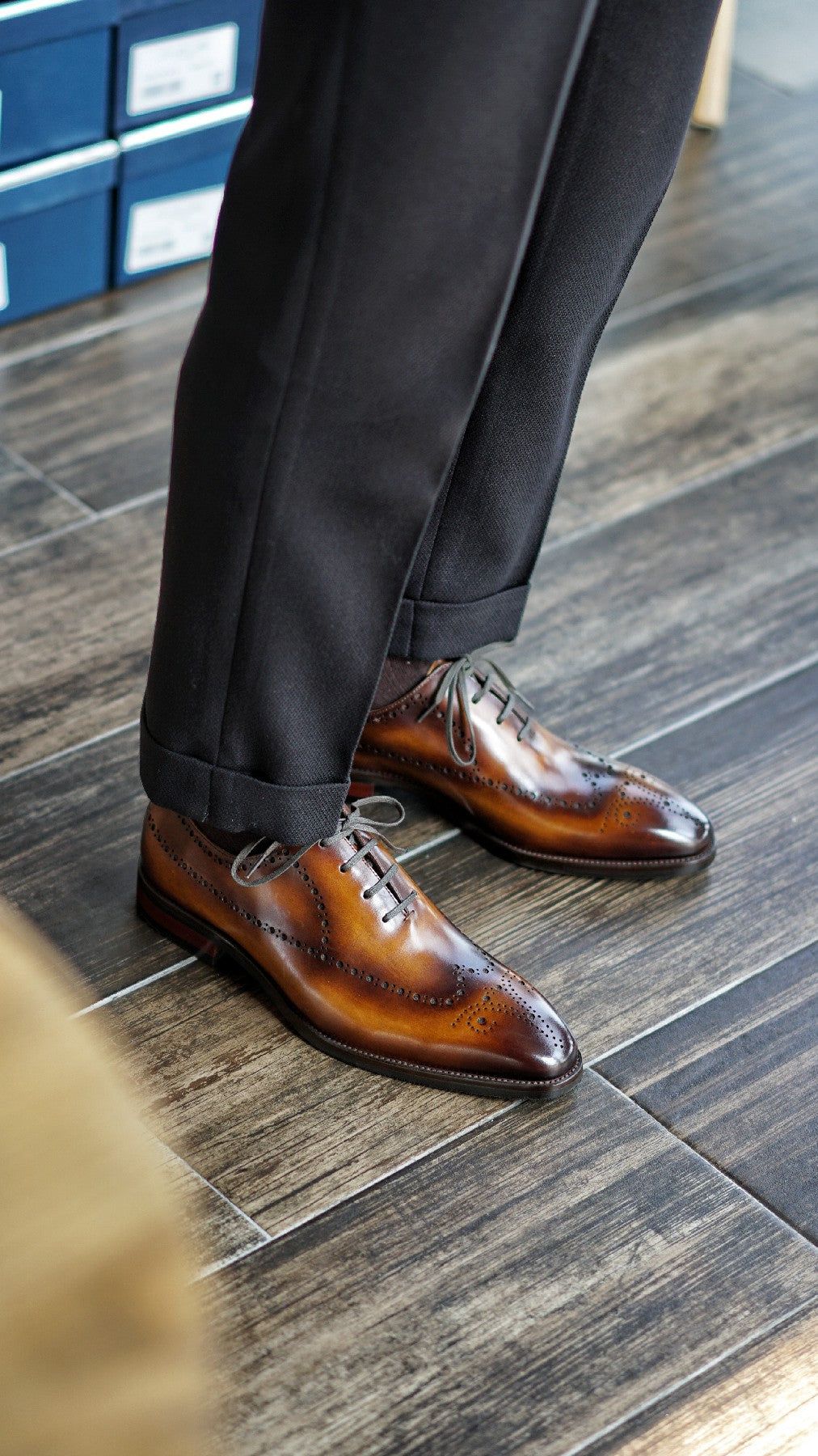 James Wholecut Oxford Leather Lace-Up Shoes – Superior Comfort & Style