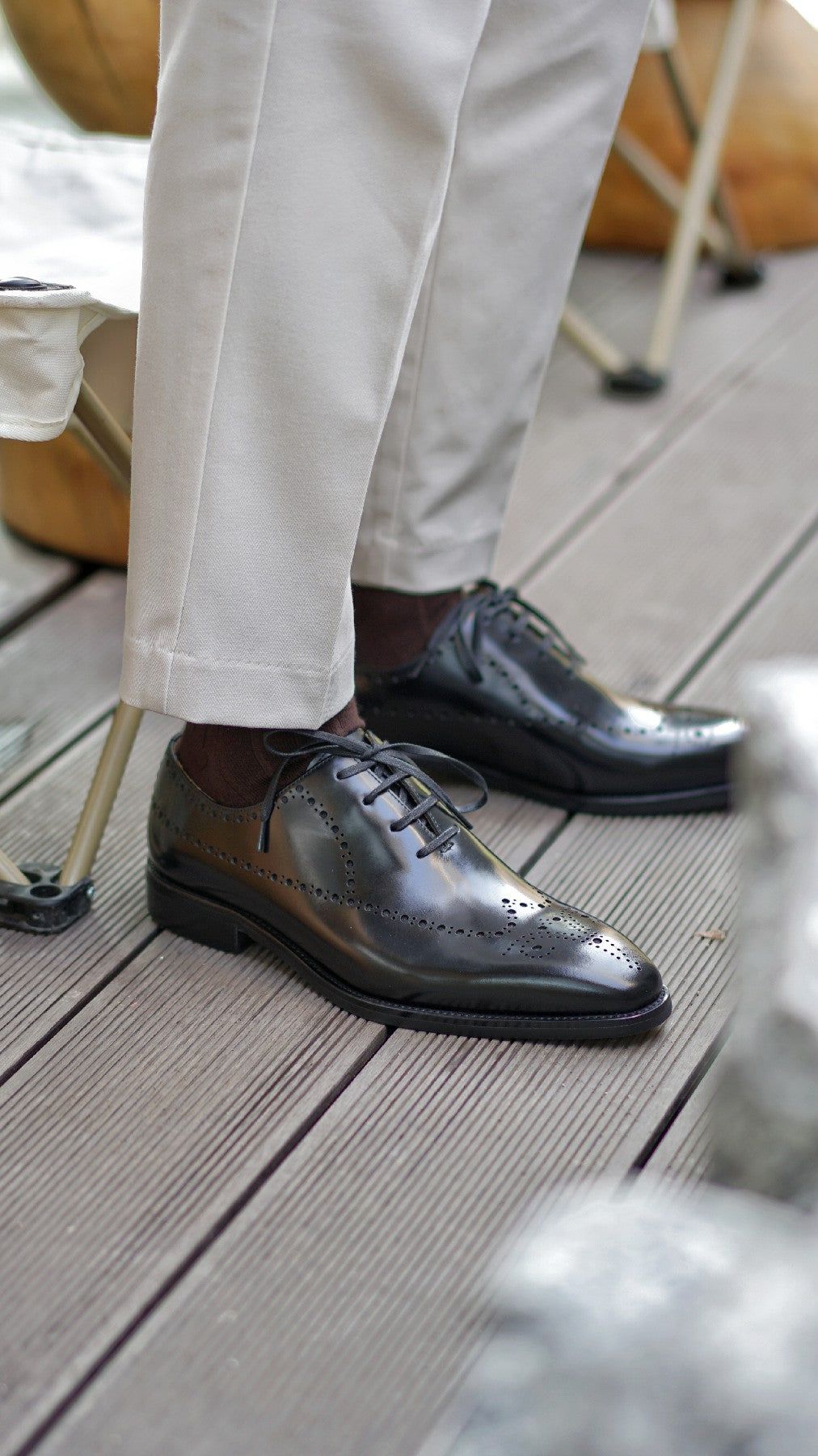 James Wholecut Oxford Leather Lace-Up Shoes – Superior Comfort Style