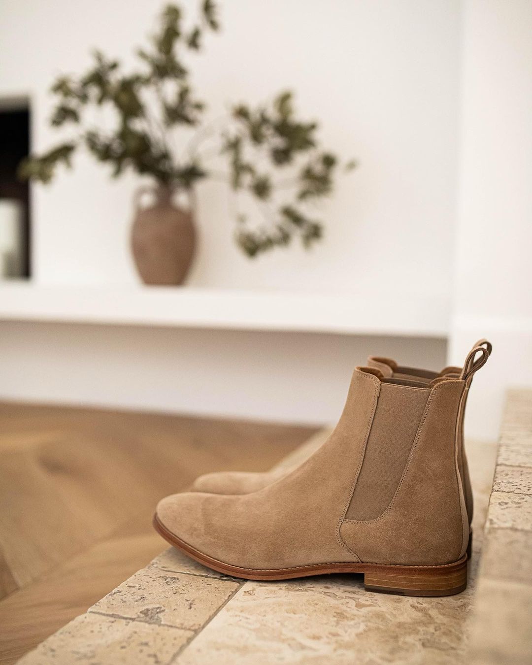 Wanderer Taupe Suede Chelsea Boots: Luxury Leather Footwear for Every Occasion