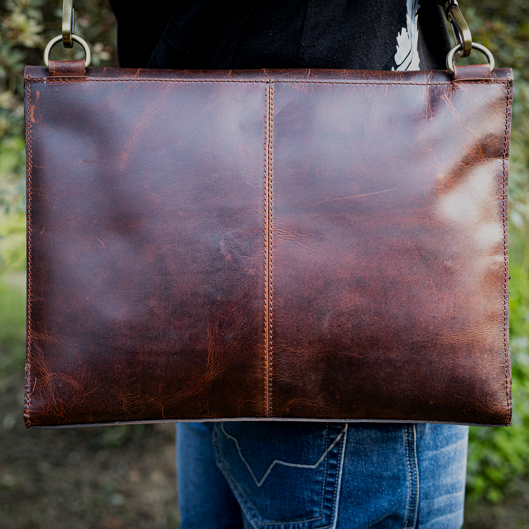 Hand-Stitched Unisex Sling Bag | Urban Chic Essential