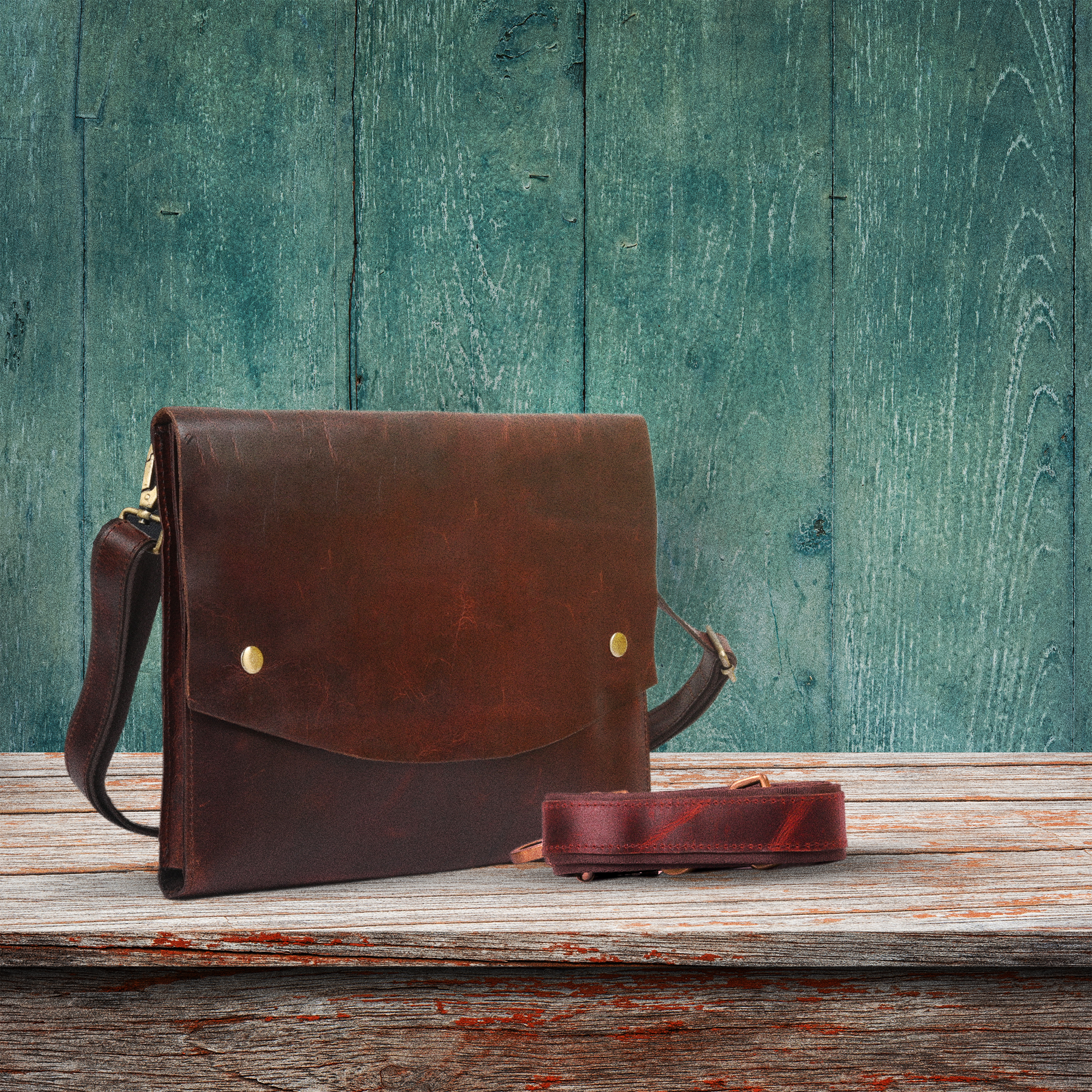 Hand-Stitched Unisex Sling Bag | Urban Chic Essential