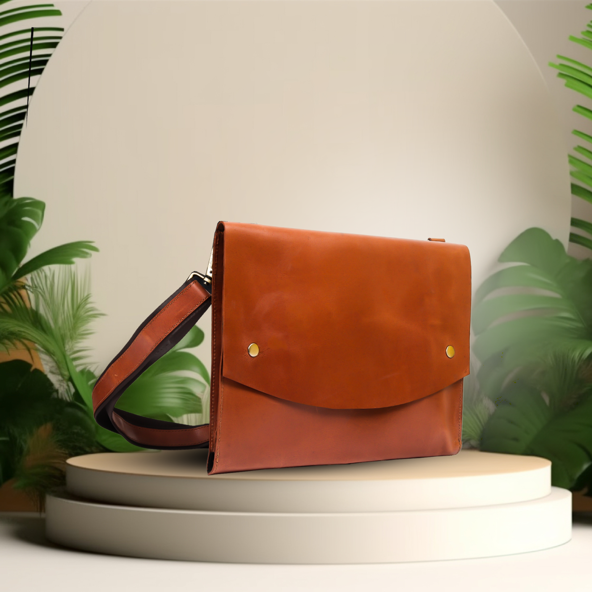 Hand-Stitched Unisex Sling Bag | Urban Chic Essential