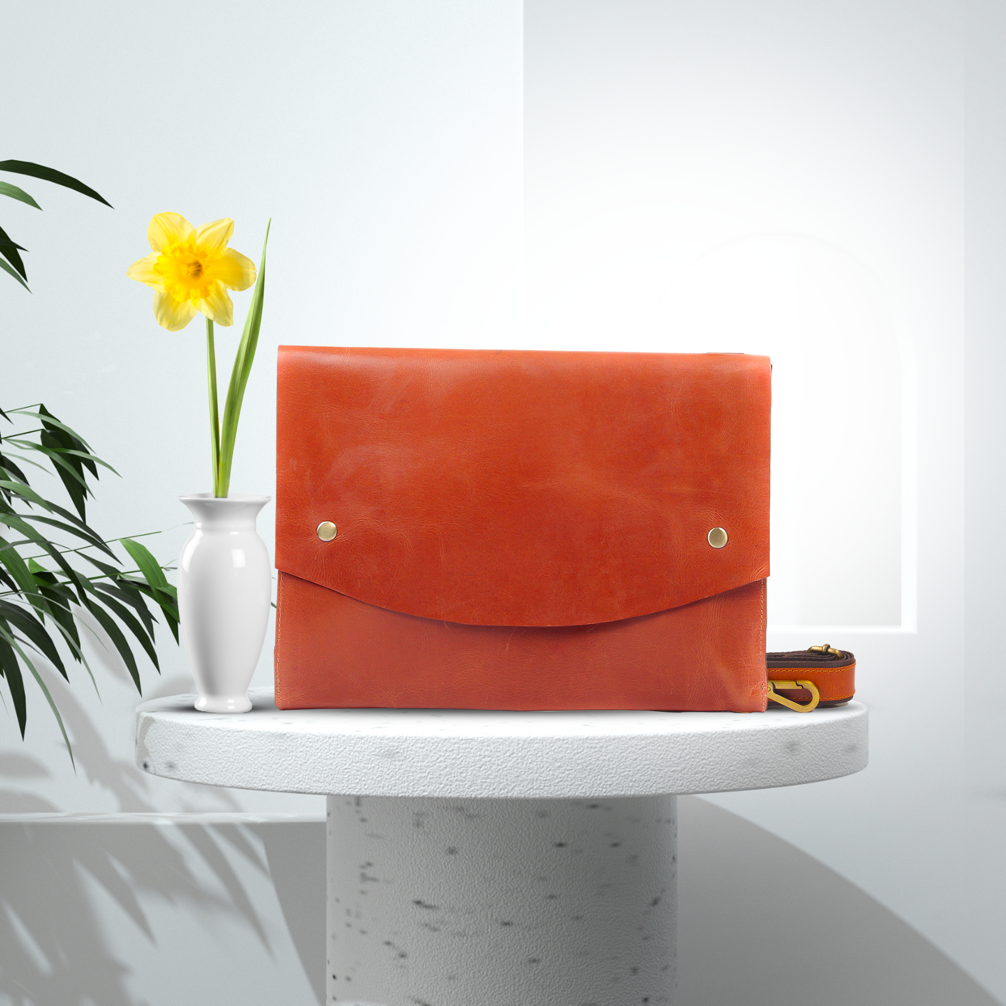 Hand-Stitched Unisex Sling Bag | Urban Chic Essential
