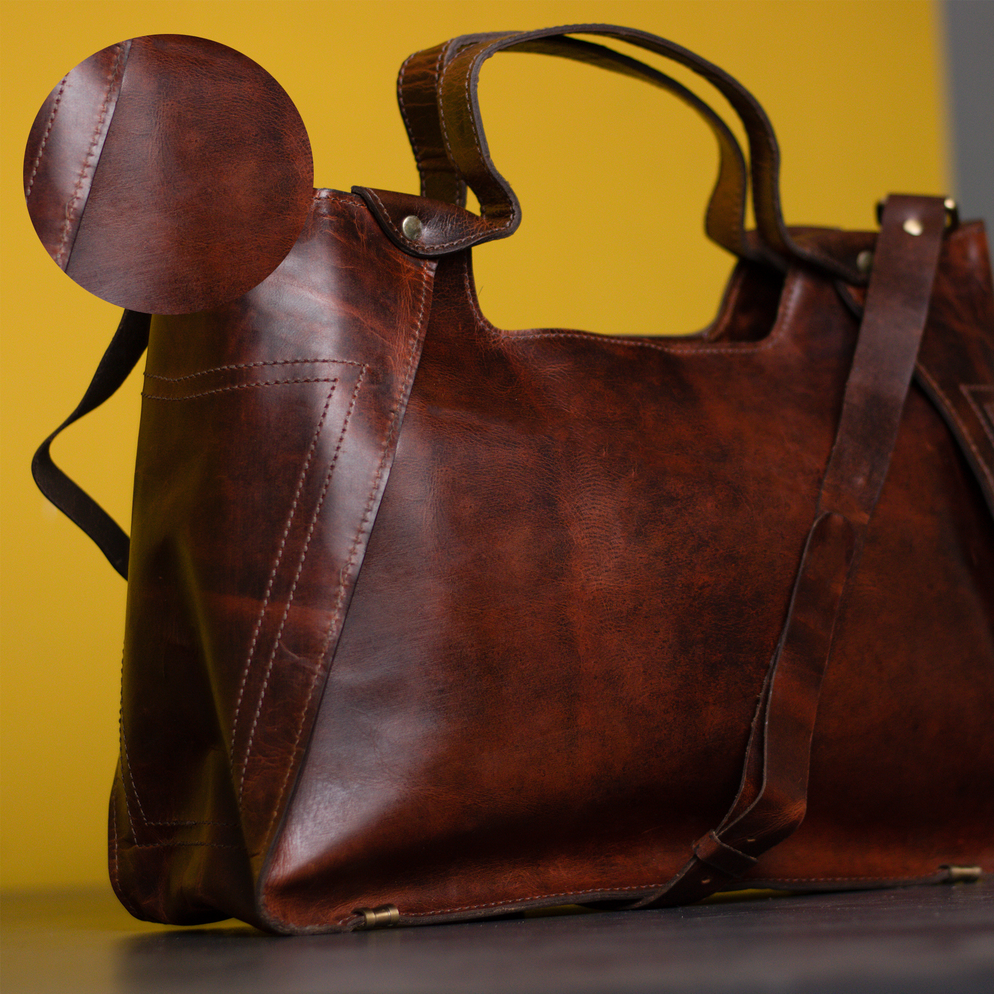 Premium Hardwax Leather Women's Tote Bags | Timeless Elegance Collection