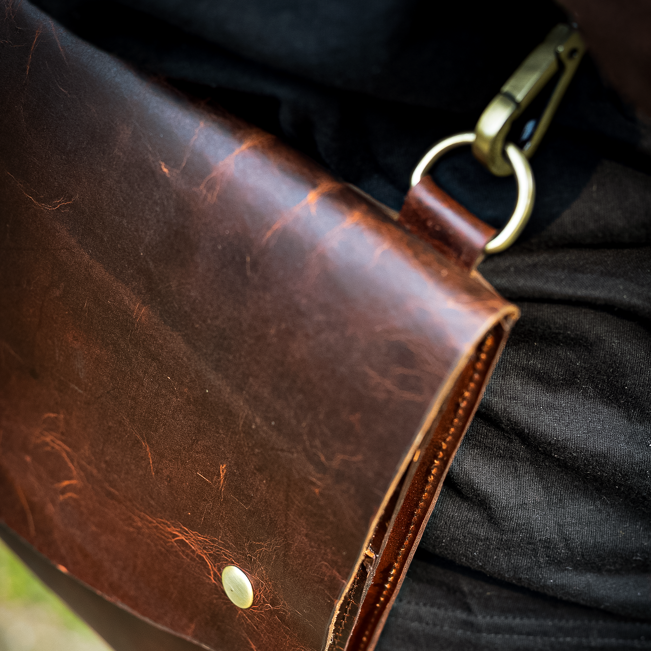 Hand-Stitched Unisex Sling Bag | Urban Chic Essential