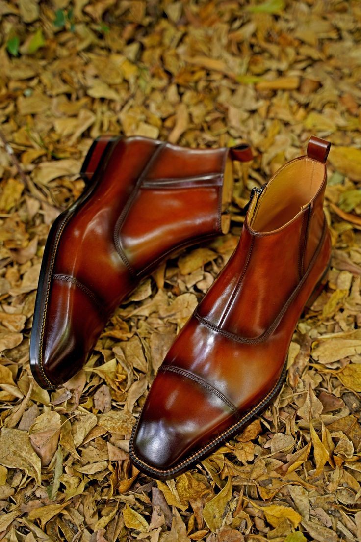 Genuine Leather Mid Ankle Boots for Men: Timeless Style & Durability